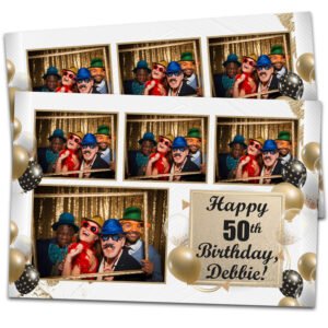 Golden Photo Booth Template